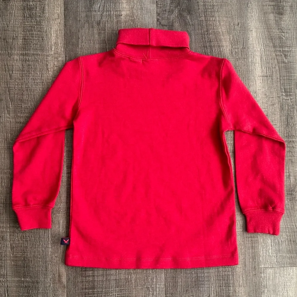 💞 New Baby & Toddler Boys Size 4T Red Long Sleeve Turtleneck Kids Shirt